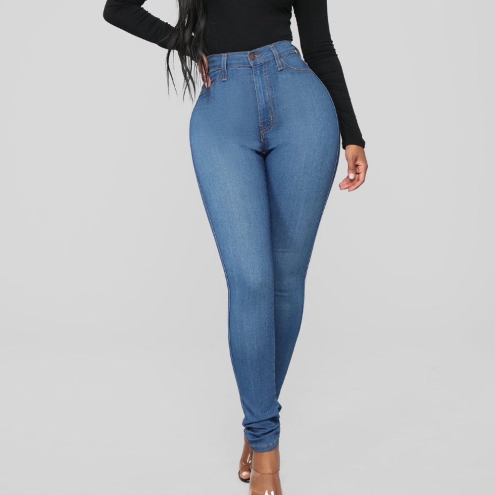 Classic High Waisted Skinny Jeans